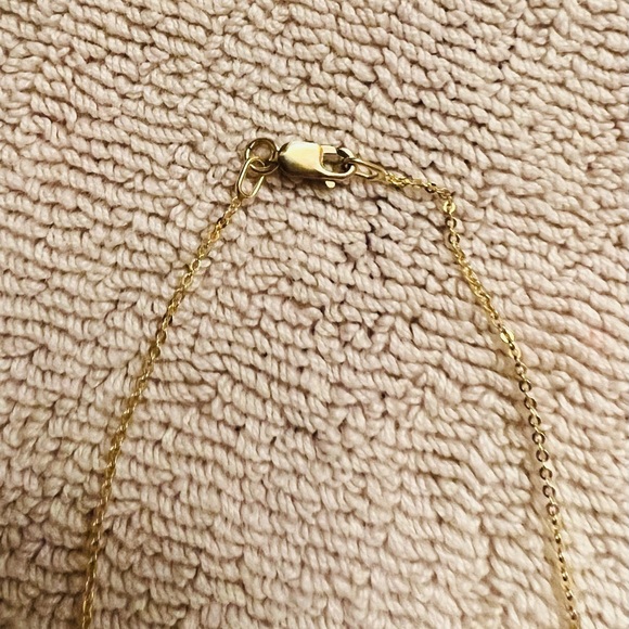 James Michelle Ocean Drop 14K Gold Necklace in Blue Aquamarine - Picture 7 of 8